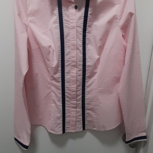 Pink & Blue cotton Ladies' Shirt - Picture 2 of 2